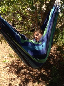 Asleep in the hammock